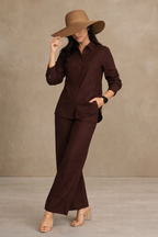 The Rare Women Linen Co-ord Set