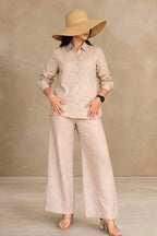 The Rare Women Linen Co-ord Set