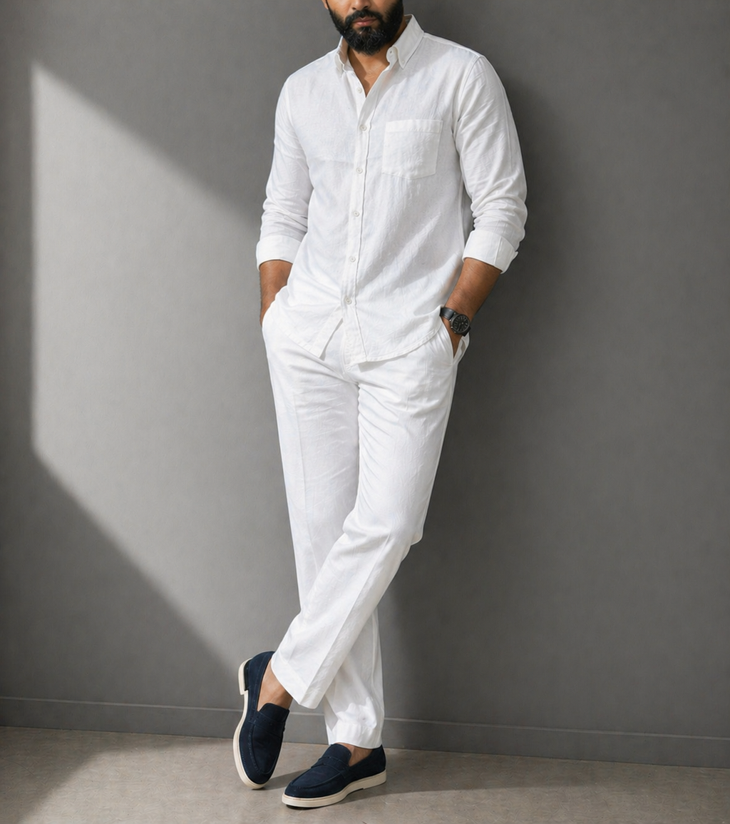 Signature Men Linen Pair