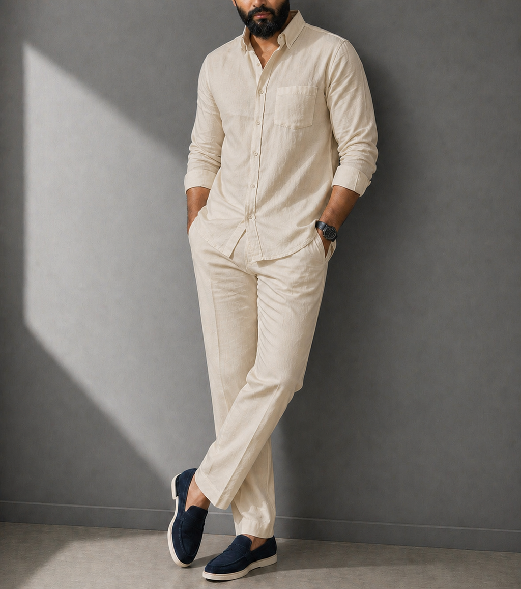 Signature Men Linen Pair