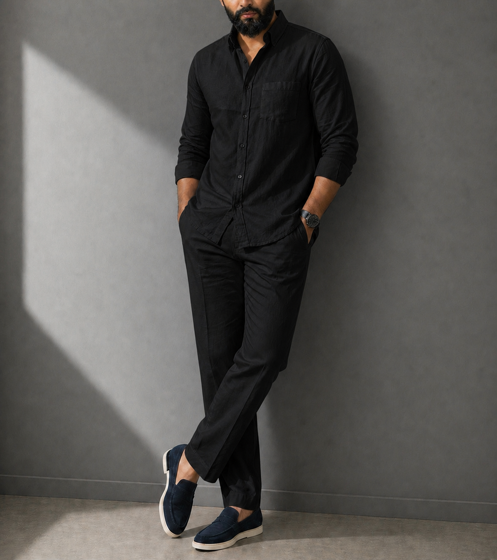Signature Men Linen Pair