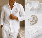 Prime Emborders Men Linen Pair