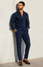 Classic Top & Bottom Set Of Linen, Luxury And Style