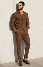 Classic Top & Bottom Set Of Linen, Luxury And Style