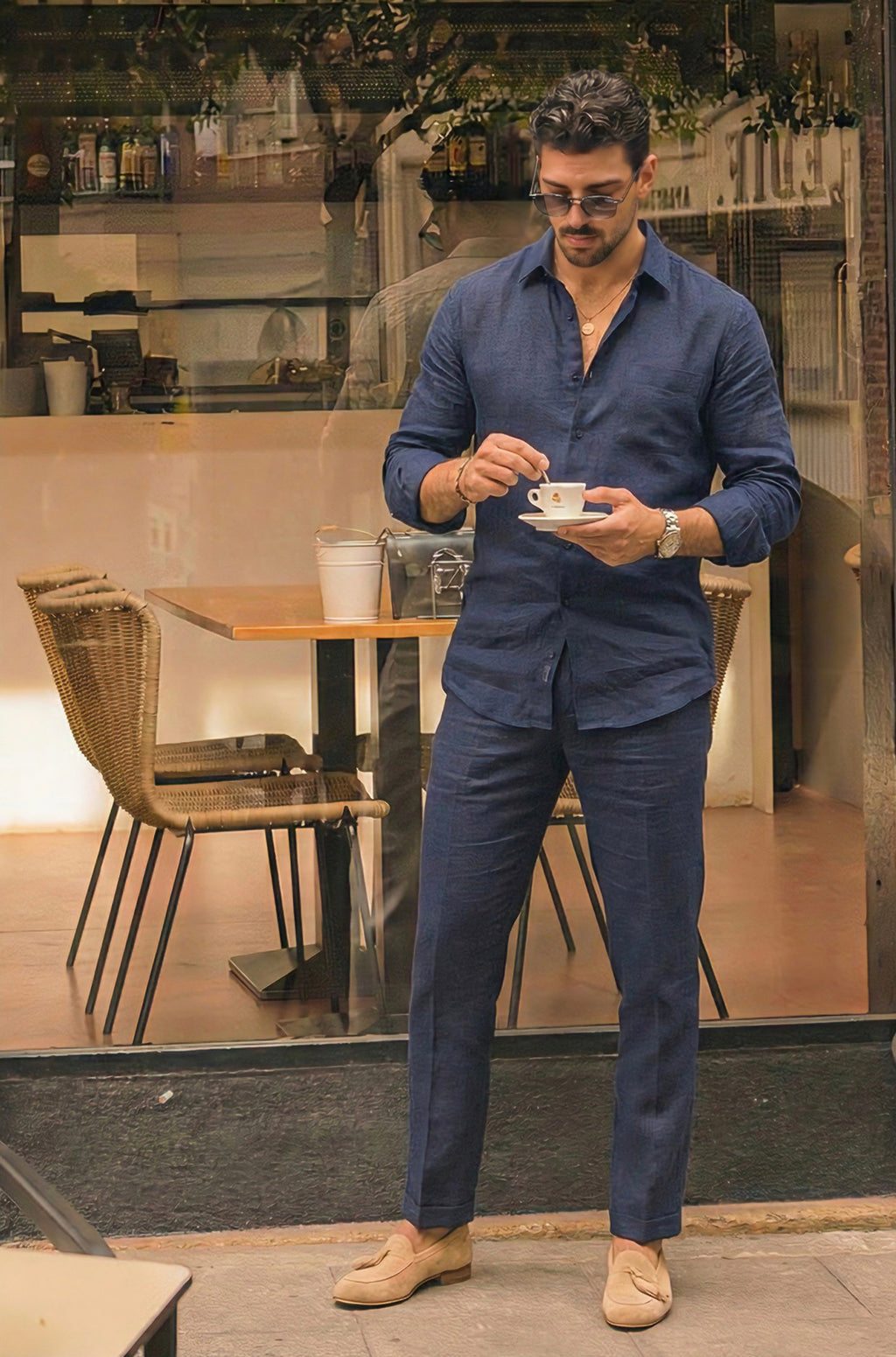 Noble Top & Bottom Set Of Linen, Luxury And Style