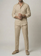 Modern Top & Bottom Set Of Linen, Luxury And Style